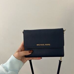 Michael Kors Dark Blue Crossbody Bag